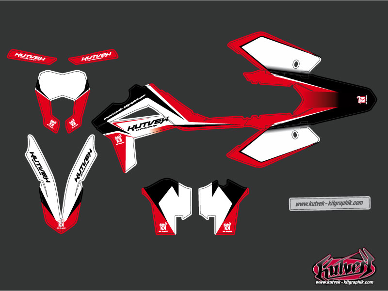 Kit plastique de décoration Moto Cross Assault GASGAS 125 EC KUTVEK - vue 2