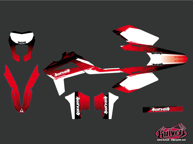Kit Décoration Moto Cross Slider GASGAS 250 ECF KUTVEK - vue 3