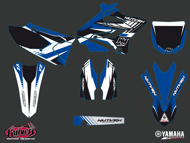 Kit déco moto cross Pulsar Yamaha 125 YZ KUTVEK - vue 2