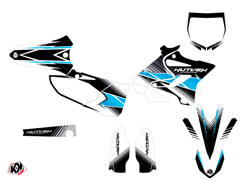 Kit décoration Yamaha YZ 250 Noir Stripe - vue 2