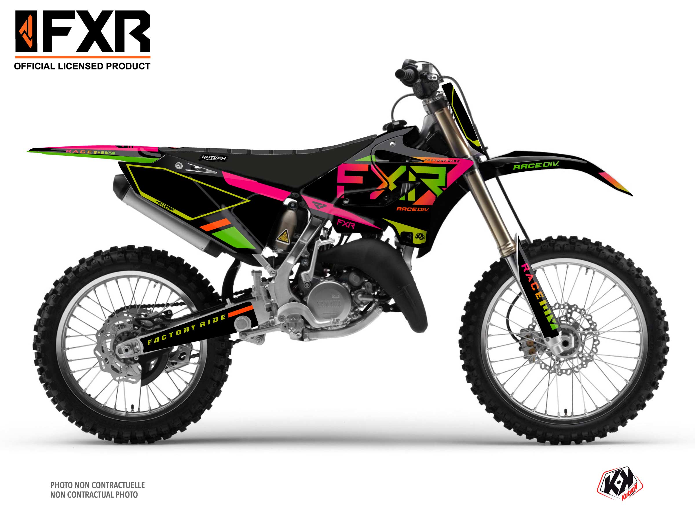 Kit décoration moto-cross FXR N2 Yamaha 250 YZ Colors KUTVEK