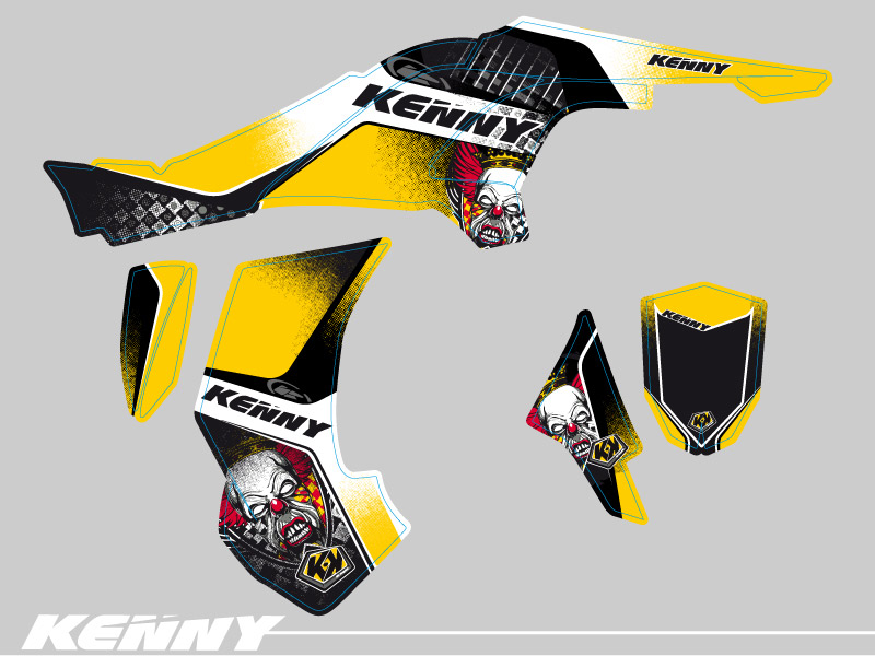 Kit Déco Quad Kenny Can-Am DS 450 (2008-2015) - vue 2
