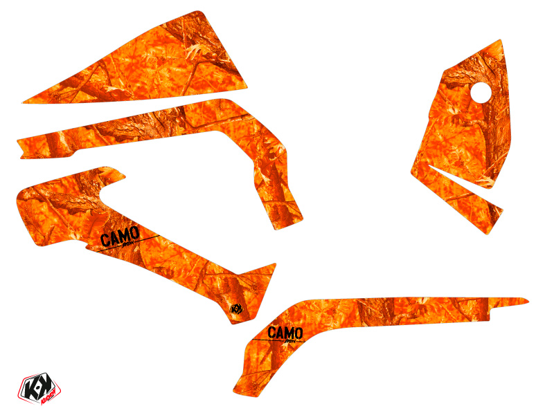 Kit de décoration Quad Camo Can Am Outlander 1000 Orange 2012-2015 Kutvek - vue 2