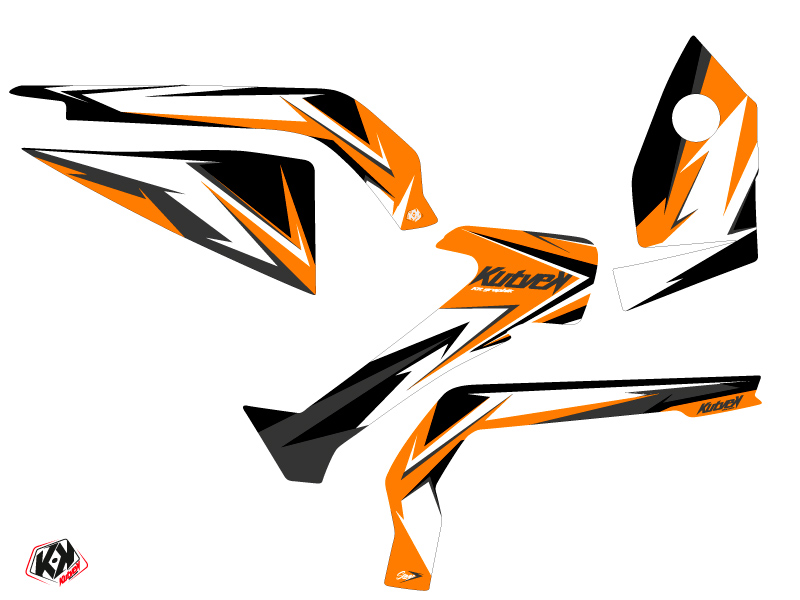 Kit Décoration Quad Can Am Outlander 1000 Orange KUTVEK (2012-2015) - vue 2