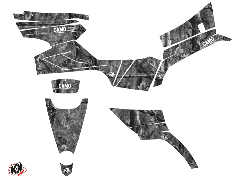 Kit Déco Quad Camo CF MOTO CFORCE 450 S Gris (2015-2023) - vue 2