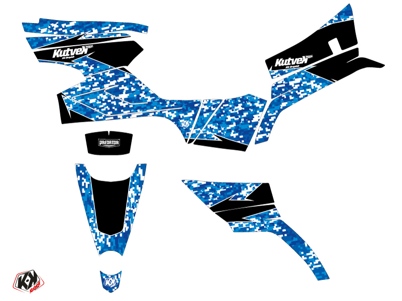 Kit Déco Quad Predator CF MOTO CFORCE 450 S Bleu (2015-2023) - vue 2