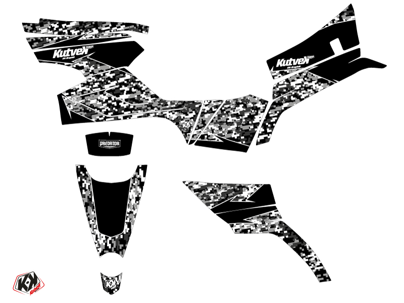 Kit Déco Quad Predator CFMOTO CFORCE 450 S Noir (2015-2023) - vue 2