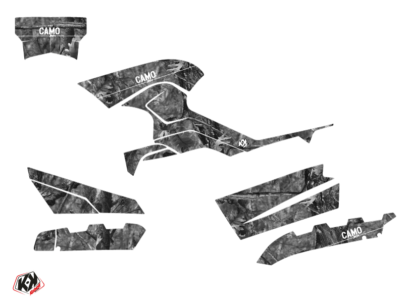 Kit Décoration Quad Camouflage CF Moto CFORCE 800 S Gris 2014-2017 - vue 2