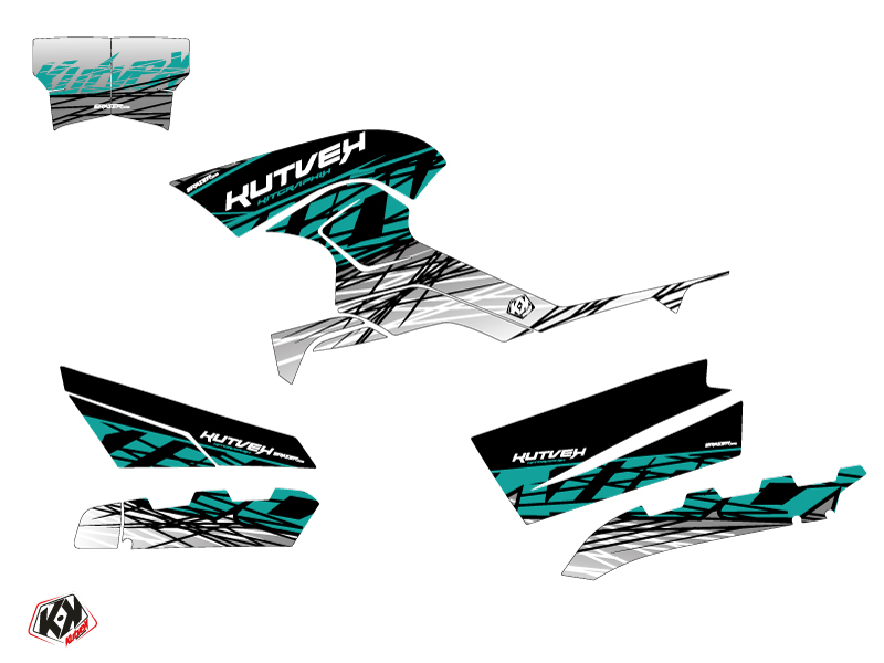 Kit Déco Quad Eraser CF MOTO CFORCE 800 S Gris (2014-2017) - vue 2