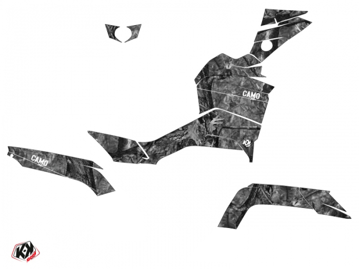 Kit Déco Quad Camo CF MOTO CFORCE 800 XC Gris (2019-2023) - vue 2
