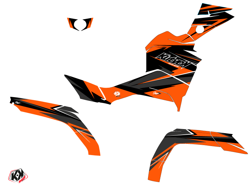 Kit Déco Quad KUTVEK Stage CF MOTO CFORCE 850 XC Orange (2018-2023) - vue 2