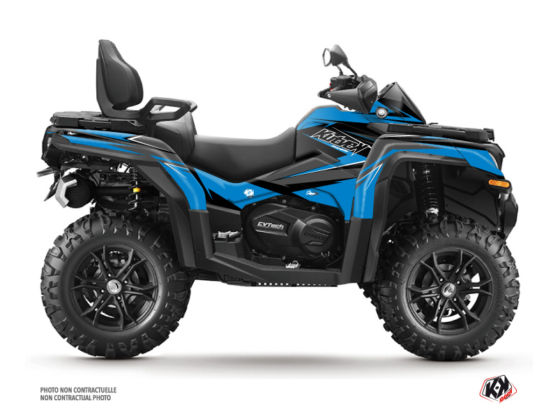 Kit Déco Quad Stage CF MOTO CFORCE 850 XC Bleu Noir (2018-2023) KUTVEK