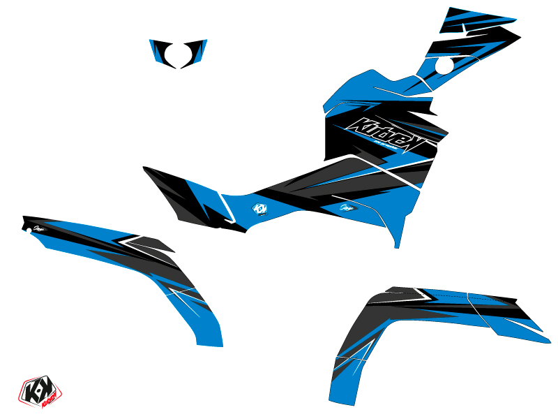 Kit Déco Quad Stage CF MOTO CFORCE 850 XC Bleu Noir (2018-2023) KUTVEK - vue 2