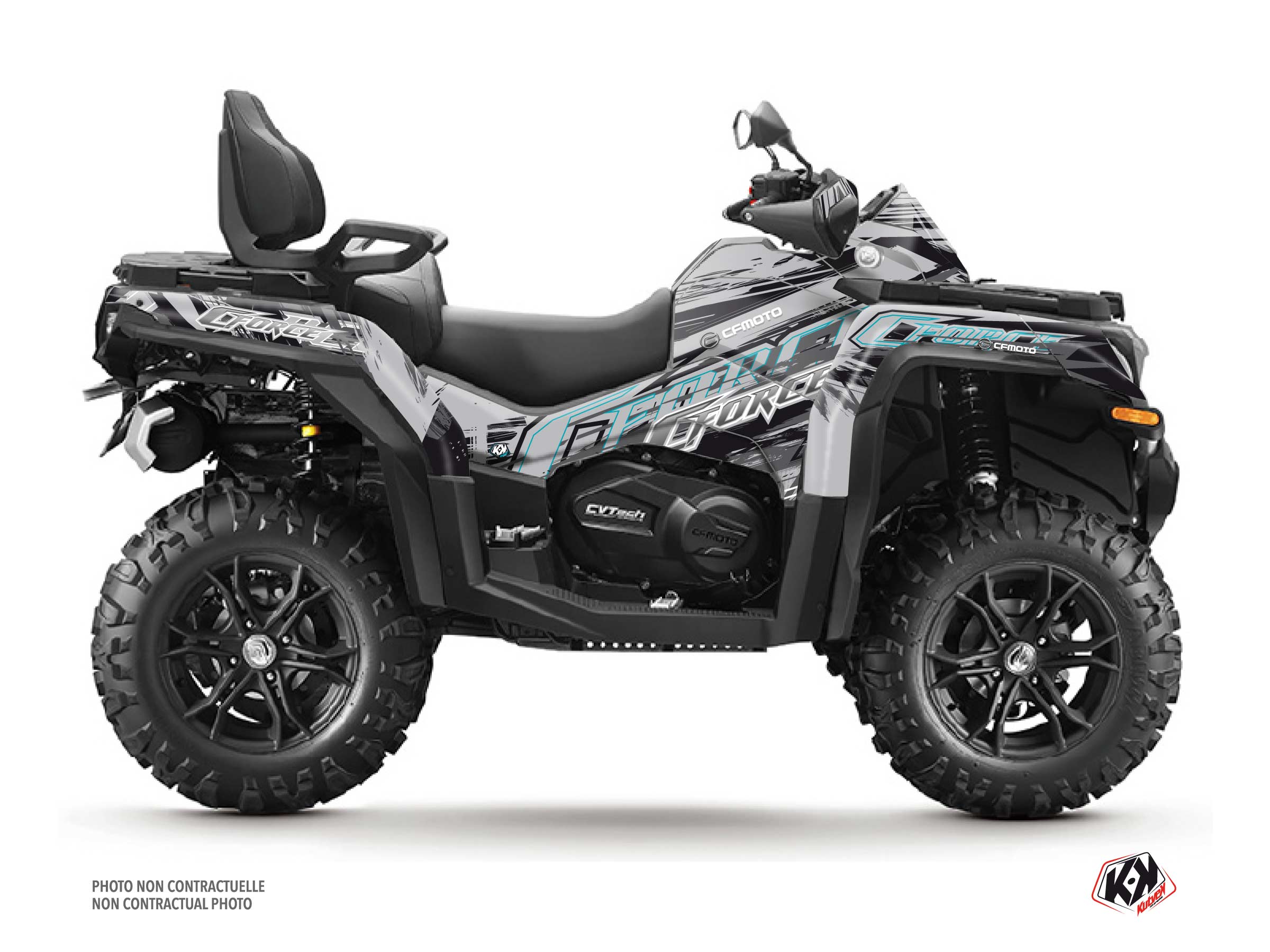 Kit Déco Quad Brush CF-MOTO CFORCE 850 XC Gris FULL KUTVEK
