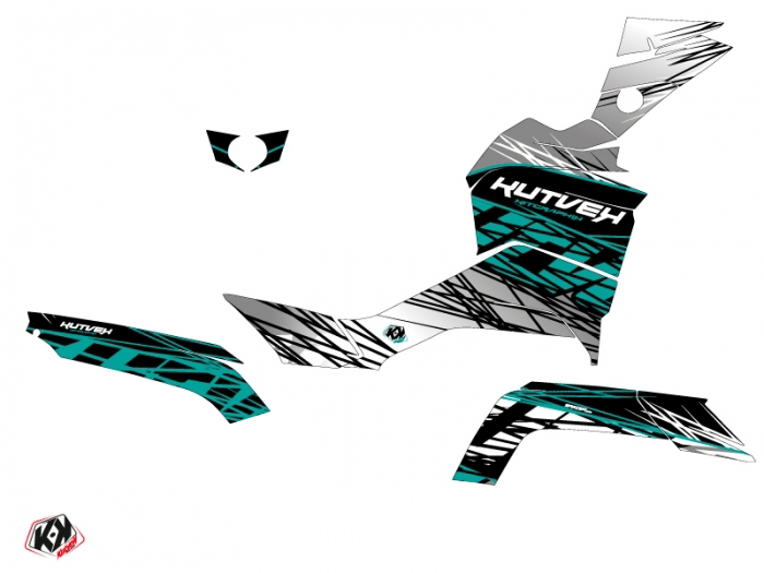 Kit Déco Quad Eraser CF MOTO CFORCE 1000 Gris (2017-2023) KUTVEK - vue 2