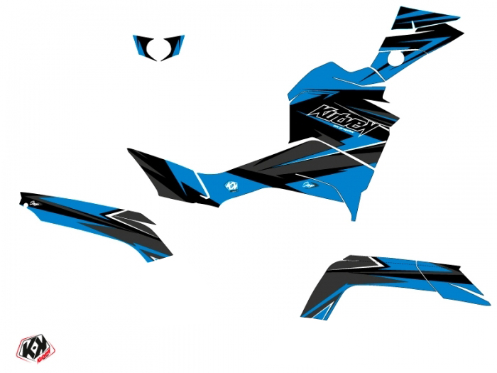 Kit Déco Quad Stage CF MOTO CFORCE 1000 Bleu Noir (2017-2023) - vue 2