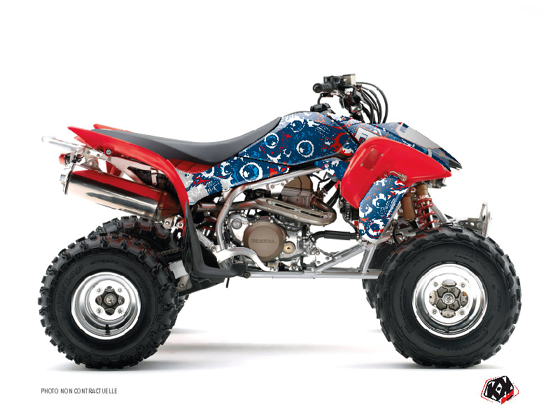 Kit Déco Quad Freegun Eyed Honda 250 TRX R Rouge (2007-2012)