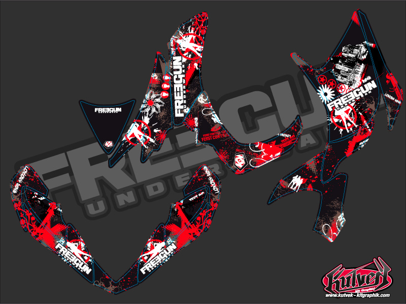 Kit déco quad Freegun Honda 700 TRX 2007-2017 - vue 2