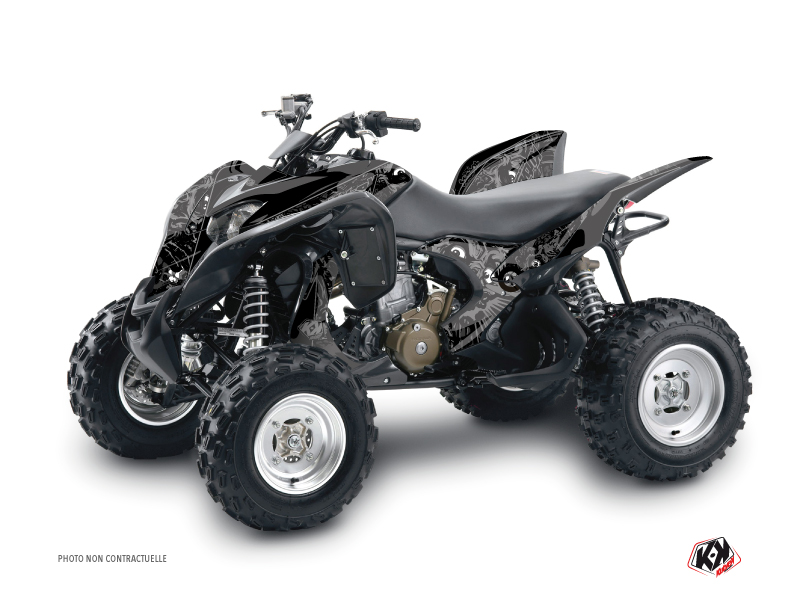 Kit Décoration Quad Zombies Dark Honda TRX 700 Noir 2007-2017