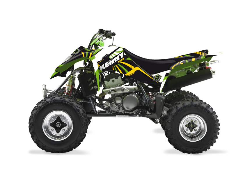 Kit déco quad Kenny Kawasaki 400 KFX 2004-2006