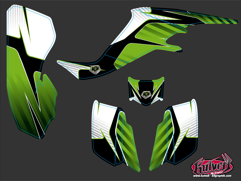 Kit Déco Quad Factory Kawasaki 400 KFX 2004-2006 Kutvek - vue 2
