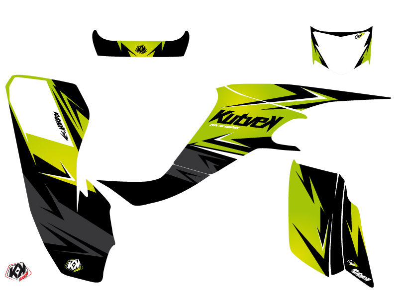 Kit Déco Quad Stage Kawasaki 400 KFX Vert (2004-2006) - vue 2