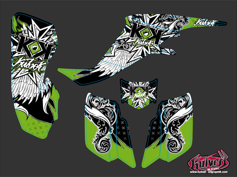 Kit Déco Quad Demon Kawasaki 400 KFX (2004-2006) KUTVEK - vue 2