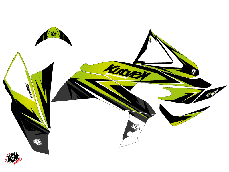 Kit Décoration Quad Stage Kawasaki 450 KFX Vert (2007-2017) - vue 2