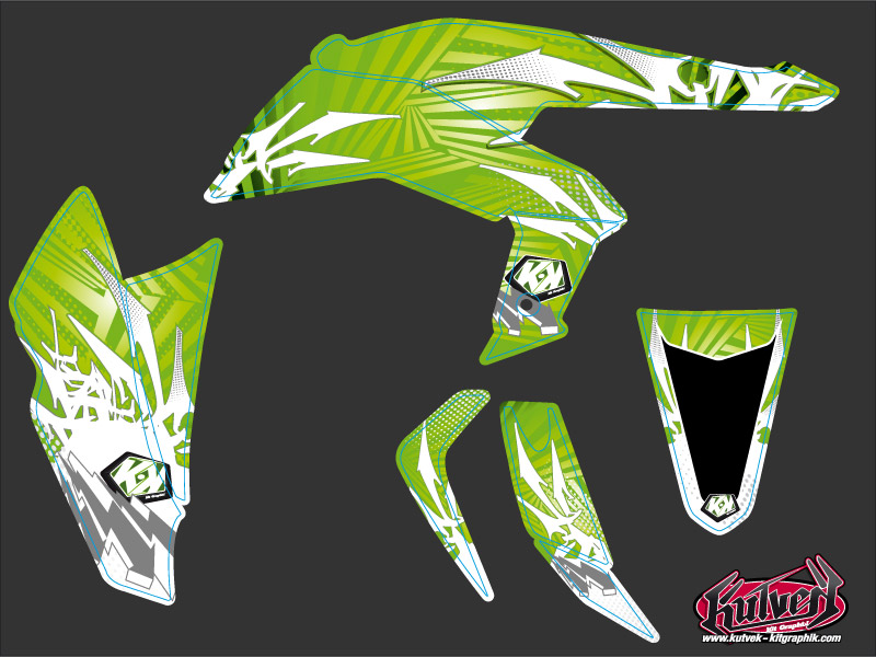 Kit Déco Quad Graff Kawasaki 450 KFX (2007-2017) KUTVEK - vue 2