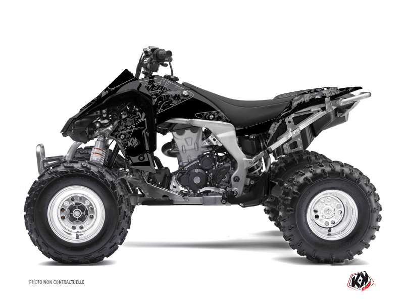 Kit Décoration Quad Zombies Dark Kawasaki KFX 450 Noir (2007-2017) KUTVEK