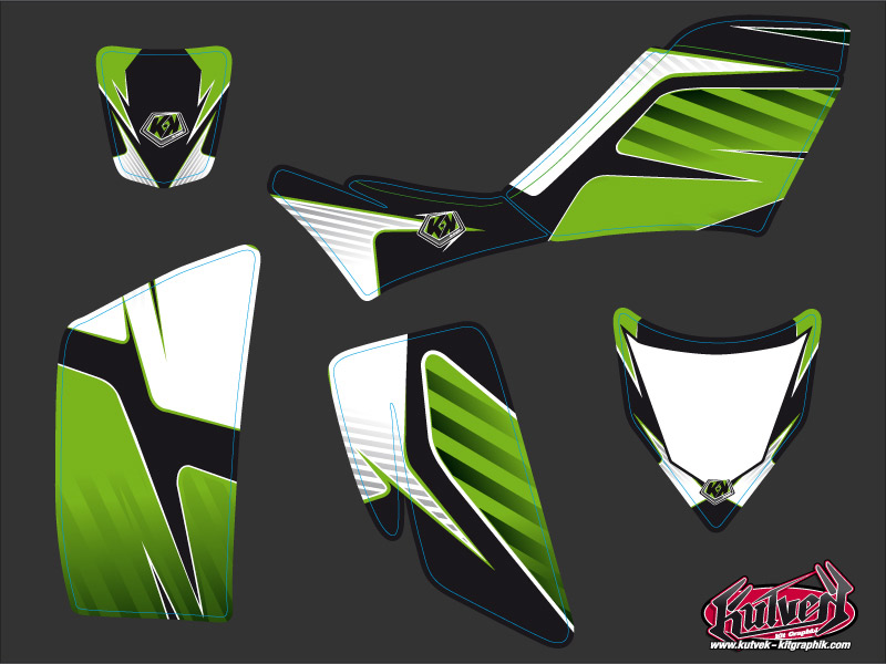 Kit Déco Quad Factory KUTVEK Kawasaki 700 KFX (2007-2014) - vue 2