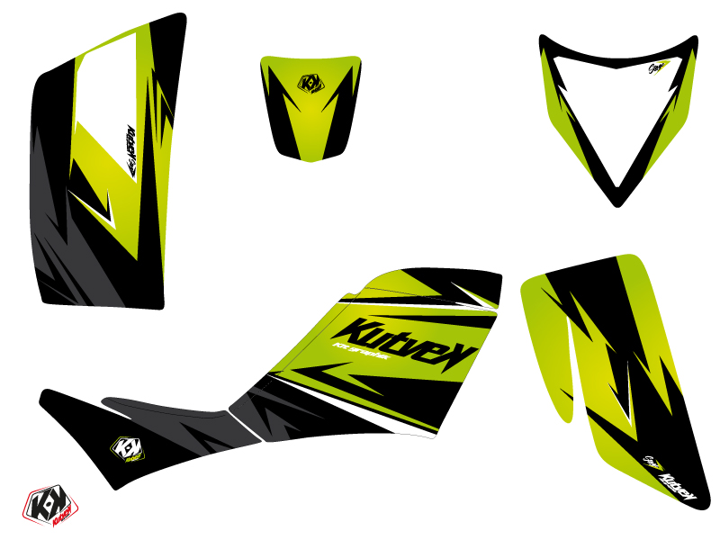 Kit Déco Quad Stage Kawasaki 700 KFX Vert (2007-2014) KUTVEK - vue 2