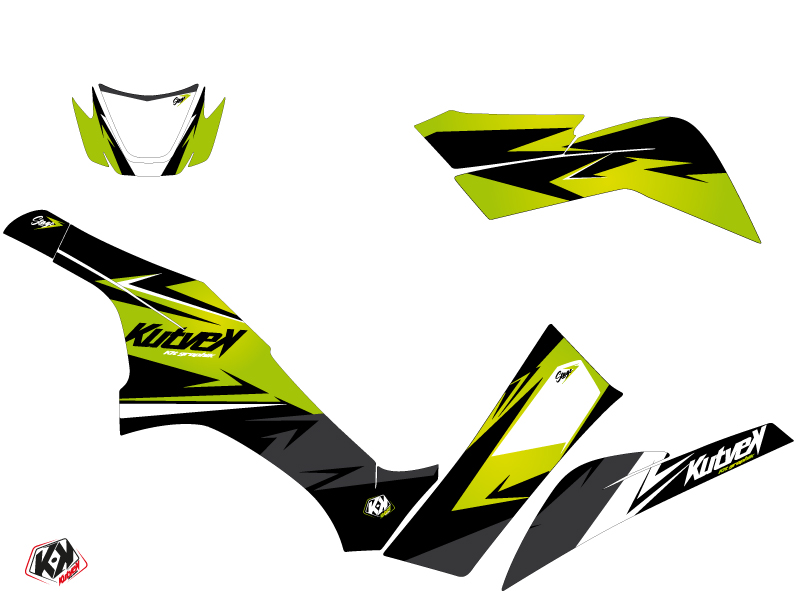 Kit Décoration Quad Kawasaki 650 KVF Vert 2007-2011 - vue 2