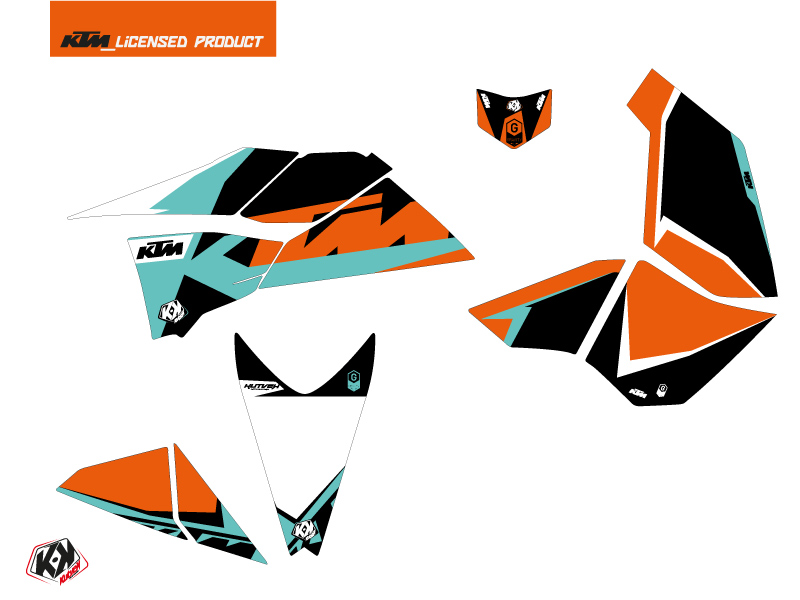 Kit Déco Quad Gravity KTM 450-525 SX Vert (2009-2013) - vue 2