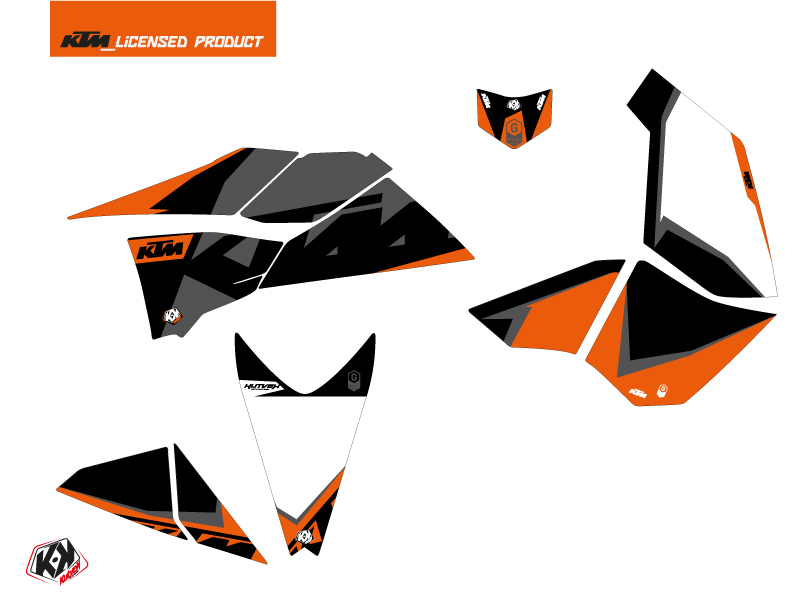 Kit Déco Quad Gravity KTM 450-525 SX Orange 2009-2013 - vue 2
