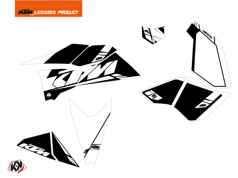 Kit Déco Quad Reflex KTM 450-525 SX Blanc (2009-2013) - vue 2