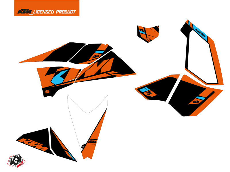 Kit Déco Quad Reflex KTM 450-525 SX Orange (2009-2013) - vue 2