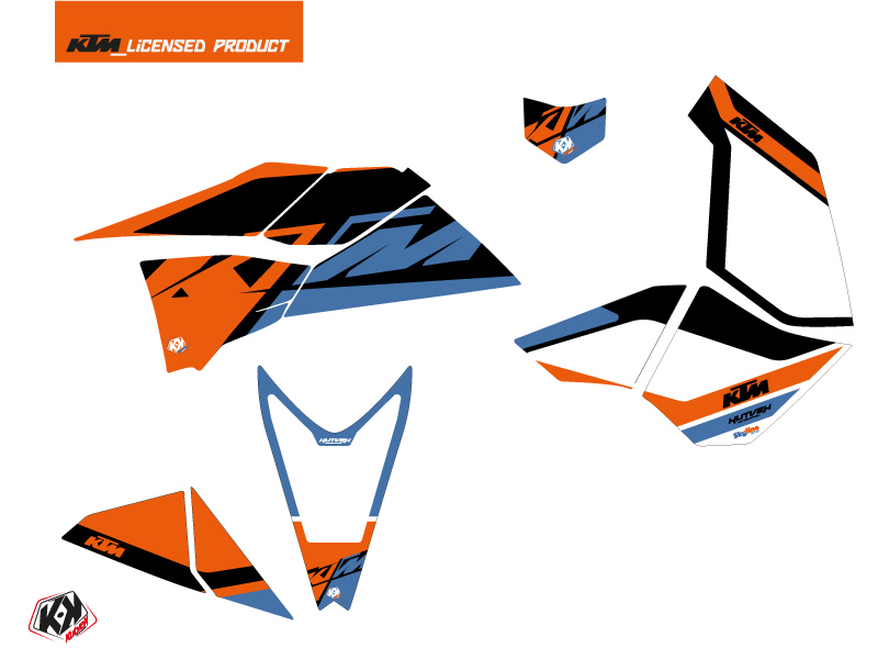 Kit Déco Quad Skyline KTM 450-525 SX Bleu (2009-2013) - vue 2