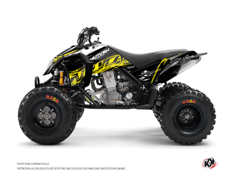 Kit Déco Quad Eraser Fluo KTM 450-525 SX Jaune (2009-2013)