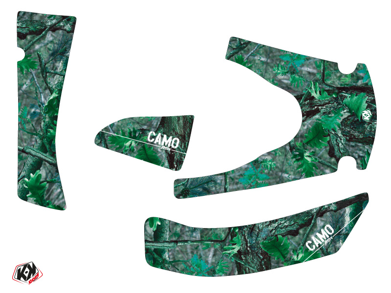 Kit décoration Quad Camo Kymco 400 MXU Vert (2008-2017) - vue 2