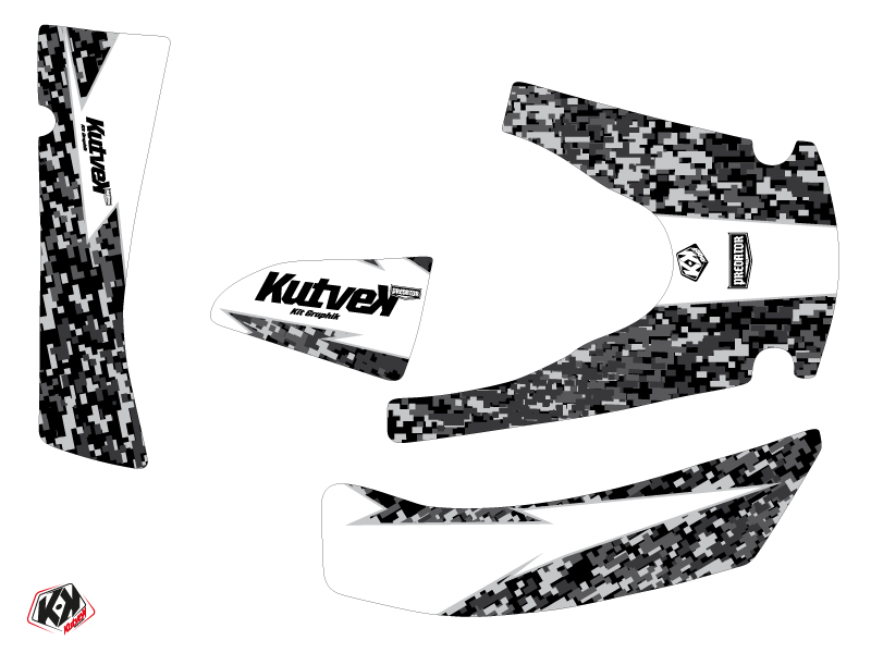 Kit Déco Quad Predator Kymco 400 MXU Blanc (2008-2017) - vue 2