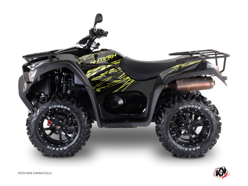 Kit Déco Quad Eraser Kymco 550 MXU Néon Gris (2012-2014)