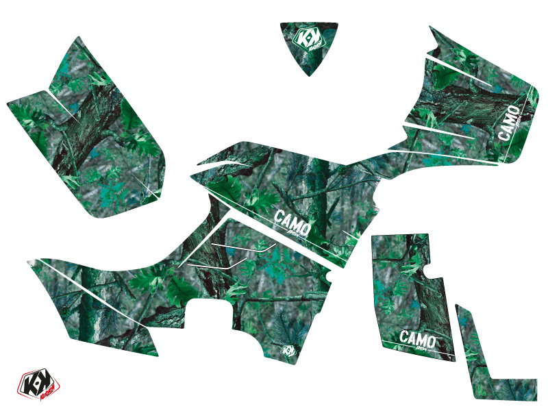 Kit Déco Quad Camo Kymco 700 MXU Vert (2014-2017) KUTVEK - vue 2