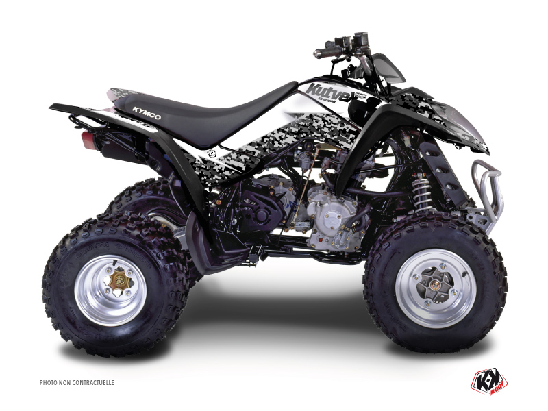 Kit Déco Quad Predator Kymco 50 MAXXER Blanc 2015-2018