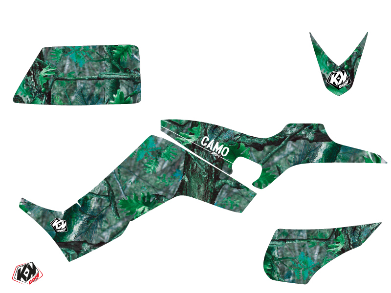 Kit Déco Quad Camo Kymco 300 MAXXER Vert (2009-2019) KUTVEK - vue 2