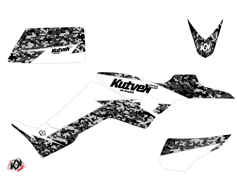 Kit Décoration Quad Predator Kymco 300 Maxxer Blanc (2009-2019) Kutvek - vue 2
