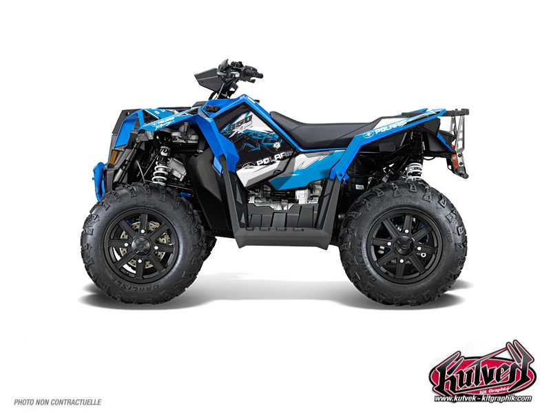 Kit Déco Quad Polaris Scrambler 850-1000 XP Bleu KUTVEK