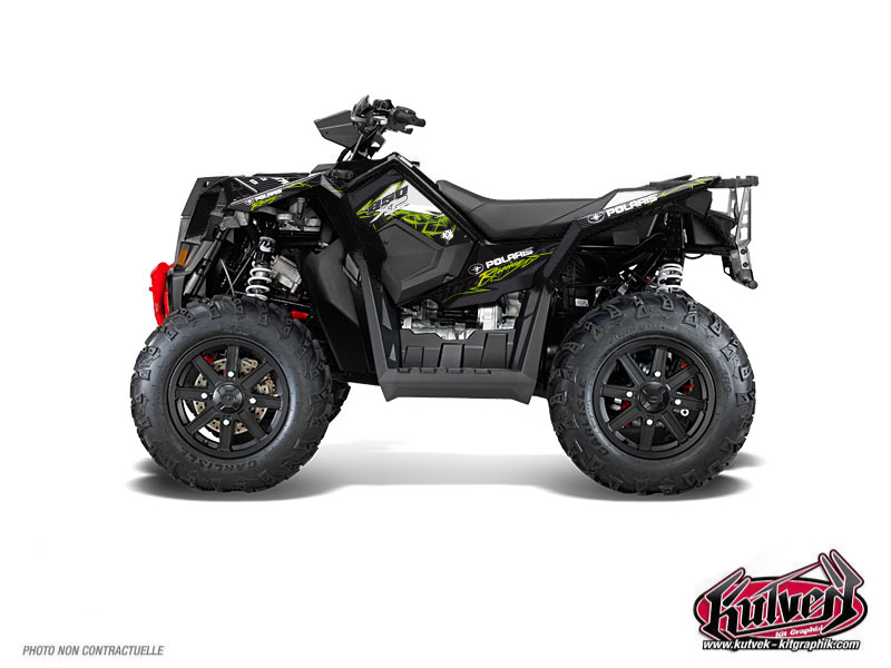 Kit Déco Quad Polaris Scrambler 850-1000 XP Vert (2015-2019) KUTVEK