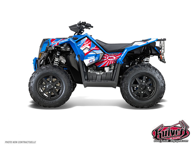 Kit Déco Quad Kenny Polaris Scrambler 850-1000 XP Patriot FULL (2015-2019)