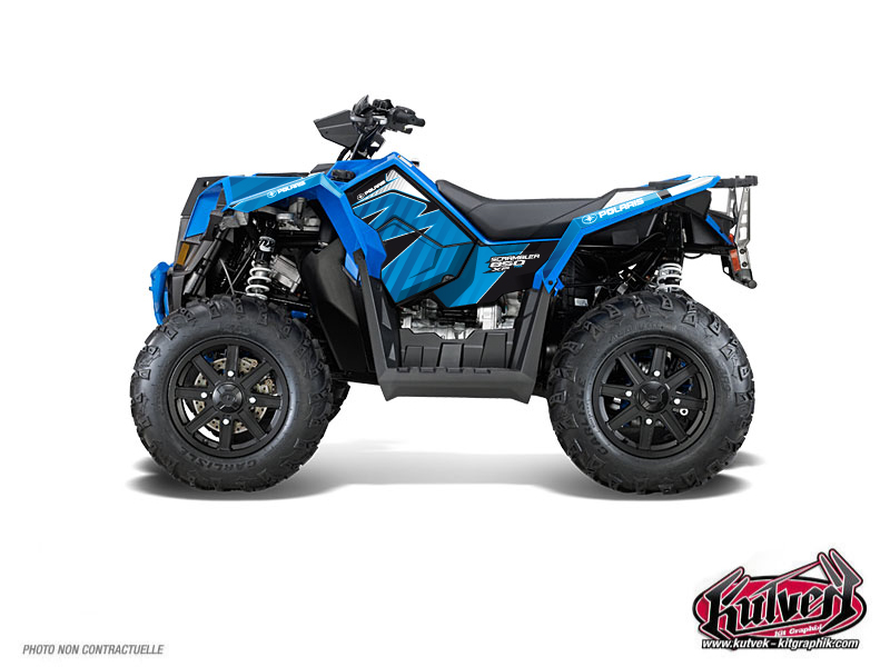 Kit Déco Quad Factory Polaris Scrambler 850-1000 XP Bleu FULL (2015-2019)